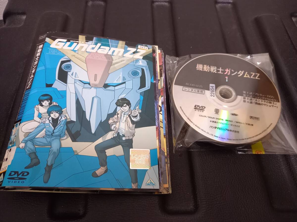 DVD 機動戦士ガンダムZZ 12巻 全巻 レンタル 機動戦士ガンダムZZ 全12巻」レンタルDVD