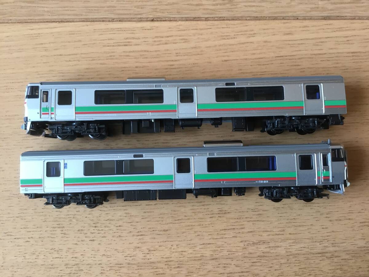 〈〈KATO 731系 クハ731-113、クハ731-213先頭車 2両セット〉〉