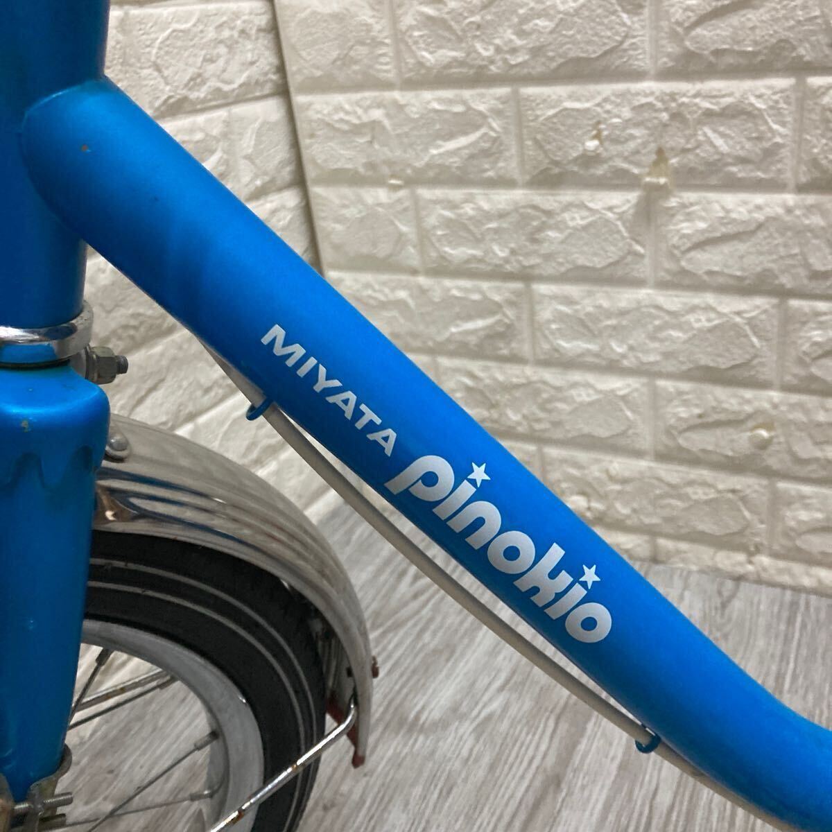 t ミヤタ 自転車 ブルー 絶版 マニア必見! 子供用 3輪車 t ミヤタ 自転車 ブルー 絶版 マニア必見! 子供用 3輪車