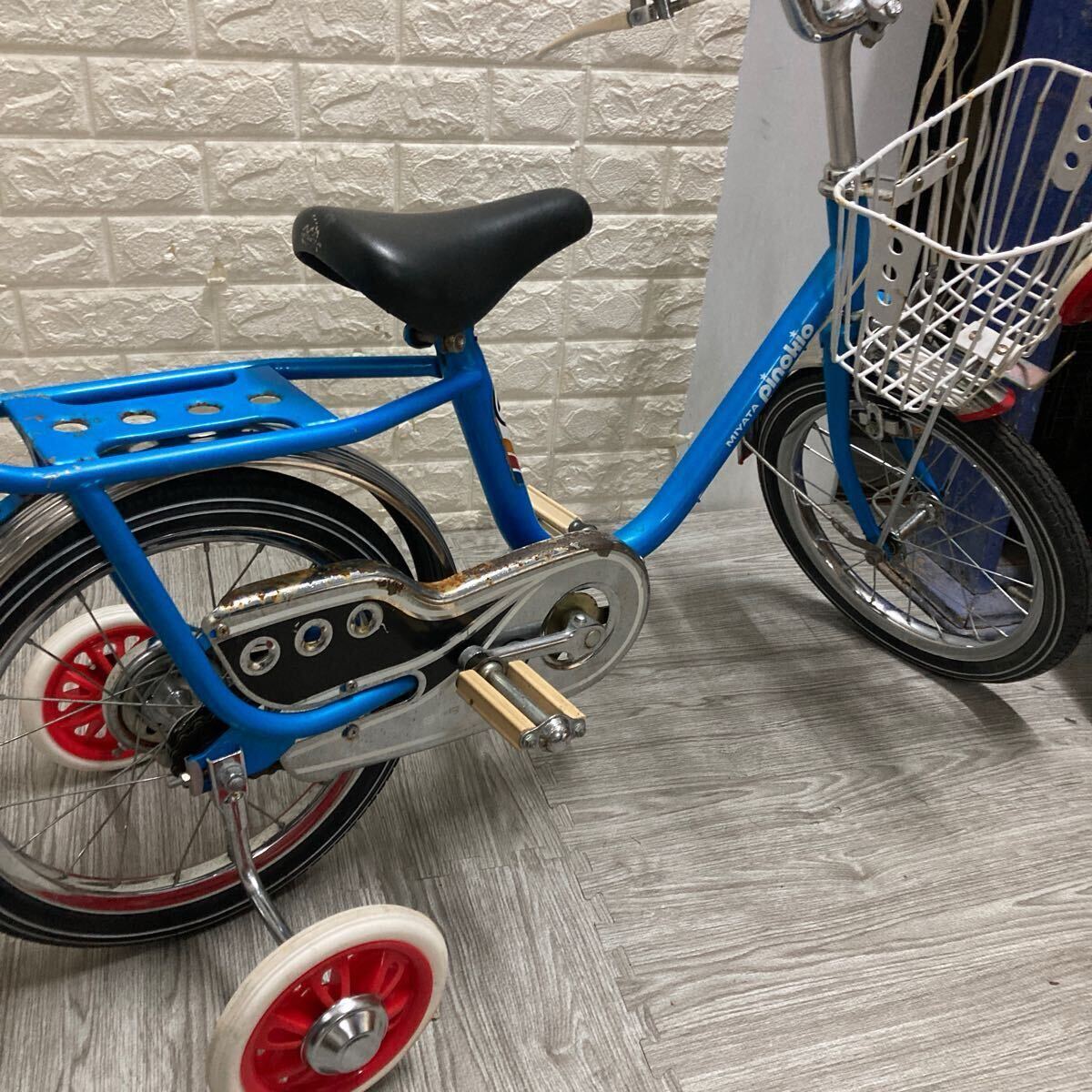 t ミヤタ 自転車 ブルー 絶版 マニア必見! 子供用 3輪車 t ミヤタ 自転車 ブルー 絶版 マニア必見! 子供用 3輪車