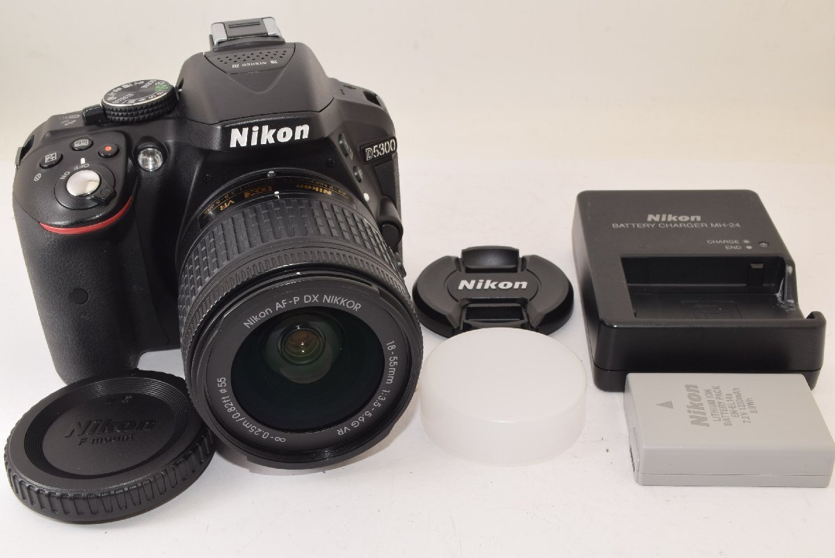 ★美品★ Nikon ニコン D5300 + AF-P 18-55mm VR レンズキット 2412093