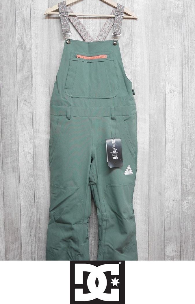 【新品】25 DC CRUSADE BIB レディース - Mサイズ - Dark Forest(BPG0) 正規品 スノーボード ウェア ビブパンツ