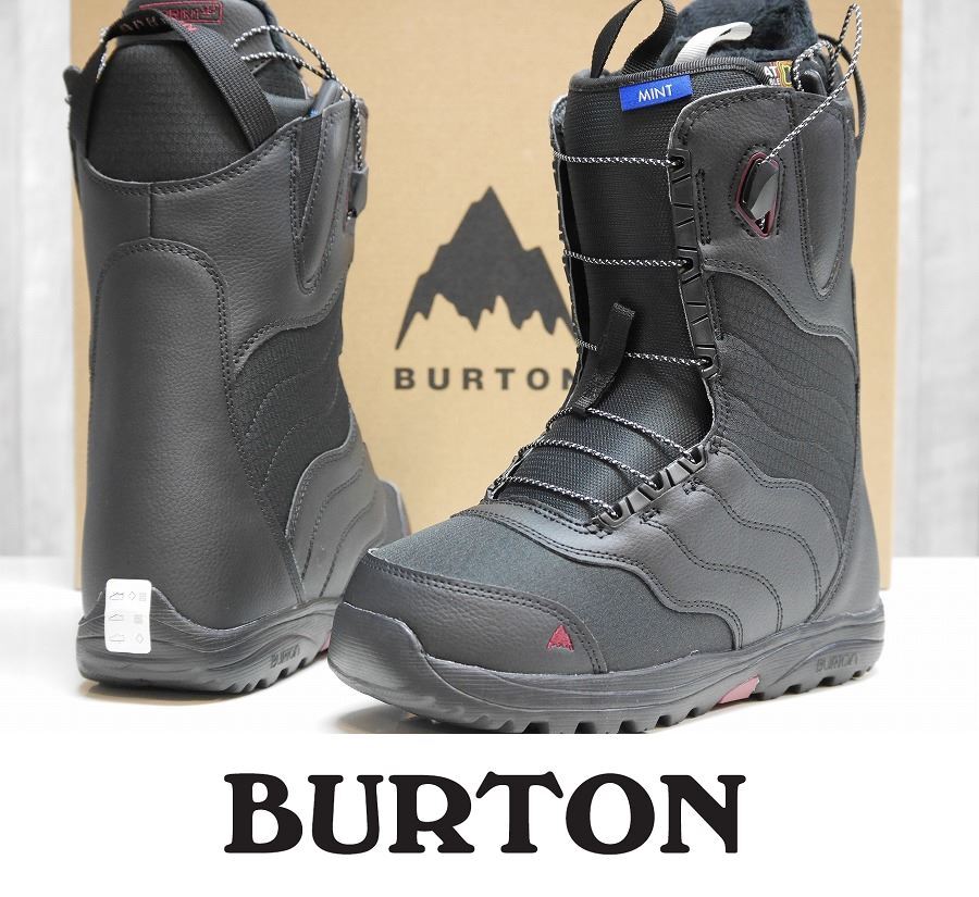 【新品】25 BURTON MINT - 24.0 Black 正規品 保証付 レディース スノーボード ブーツ