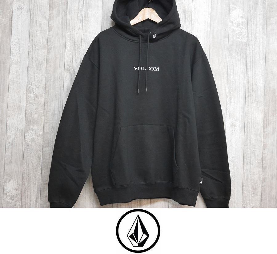 【新品】25 VOLCOM STONE PO FLEECE - BLACK - Lサイズ パーカー スノーボード アパレル 正規品
