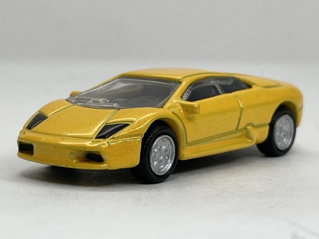 ■★サークルＫサンクス　ランボルギーニ　ミニチュアカーコレクション MURCIELAGO（ムルシエラゴ）（イエロー／KYOSHO／1：100スケール） 