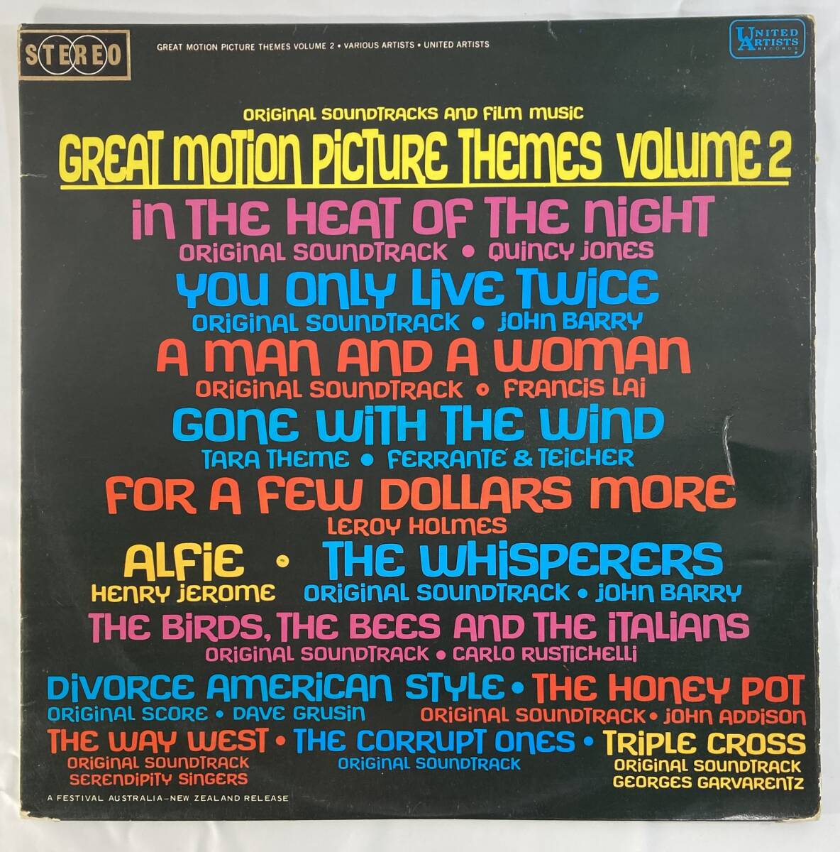 Original Soundtracks and Film Music　/Great Motion Picture Themes Volume 2 豪盤LP SUAL-932,724 STEREO