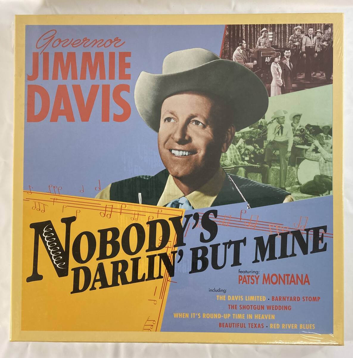 ジミー・デイヴィス (Governor Jimmie Davis) / Nobody's Darlin' But Mine 西独盤CD ５枚組BOX 未開封 ２４ページの豪華ブックレット付