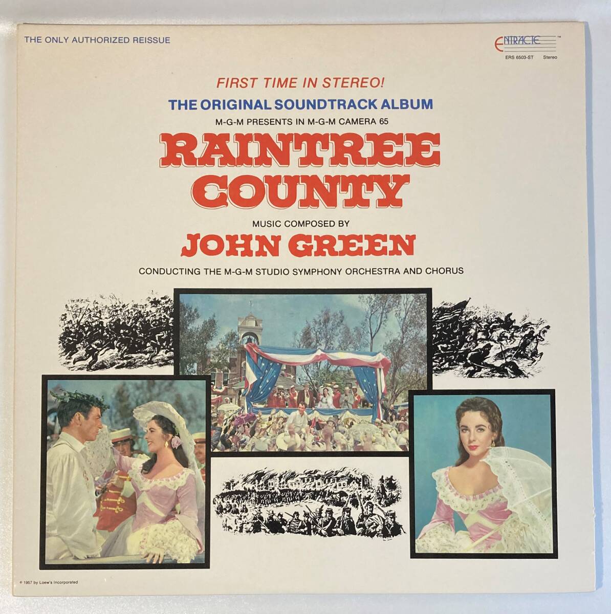 愛情の花咲く樹 (1957) ジョニー・グリーン 米盤LP ENTRACTE ERS 6503-ST 見開き 2枚組
