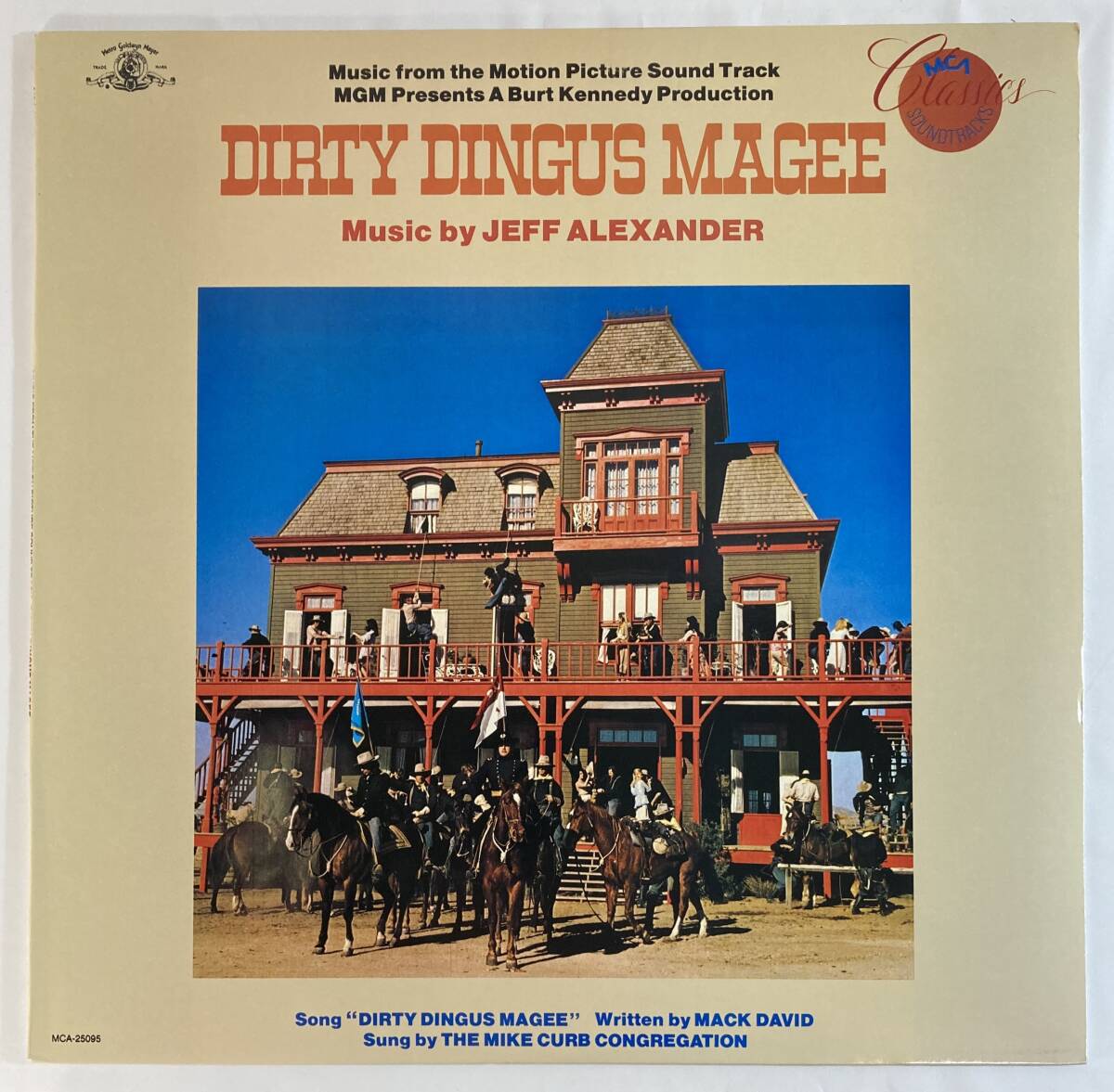 大悪党／ジンギス・マギー (1970) ジェフ・アレクサンダー vo:マイク・カーブ・コングリゲーション 米盤LP MCA MCA-25095