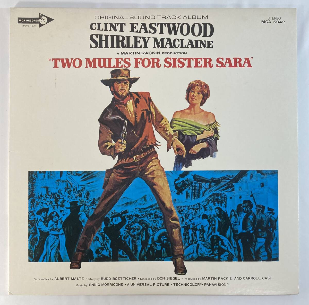 真昼の死闘 (1970) エンニオ・モリコーネ 国内盤LP VI MCA-5042 STEREO 帯無し