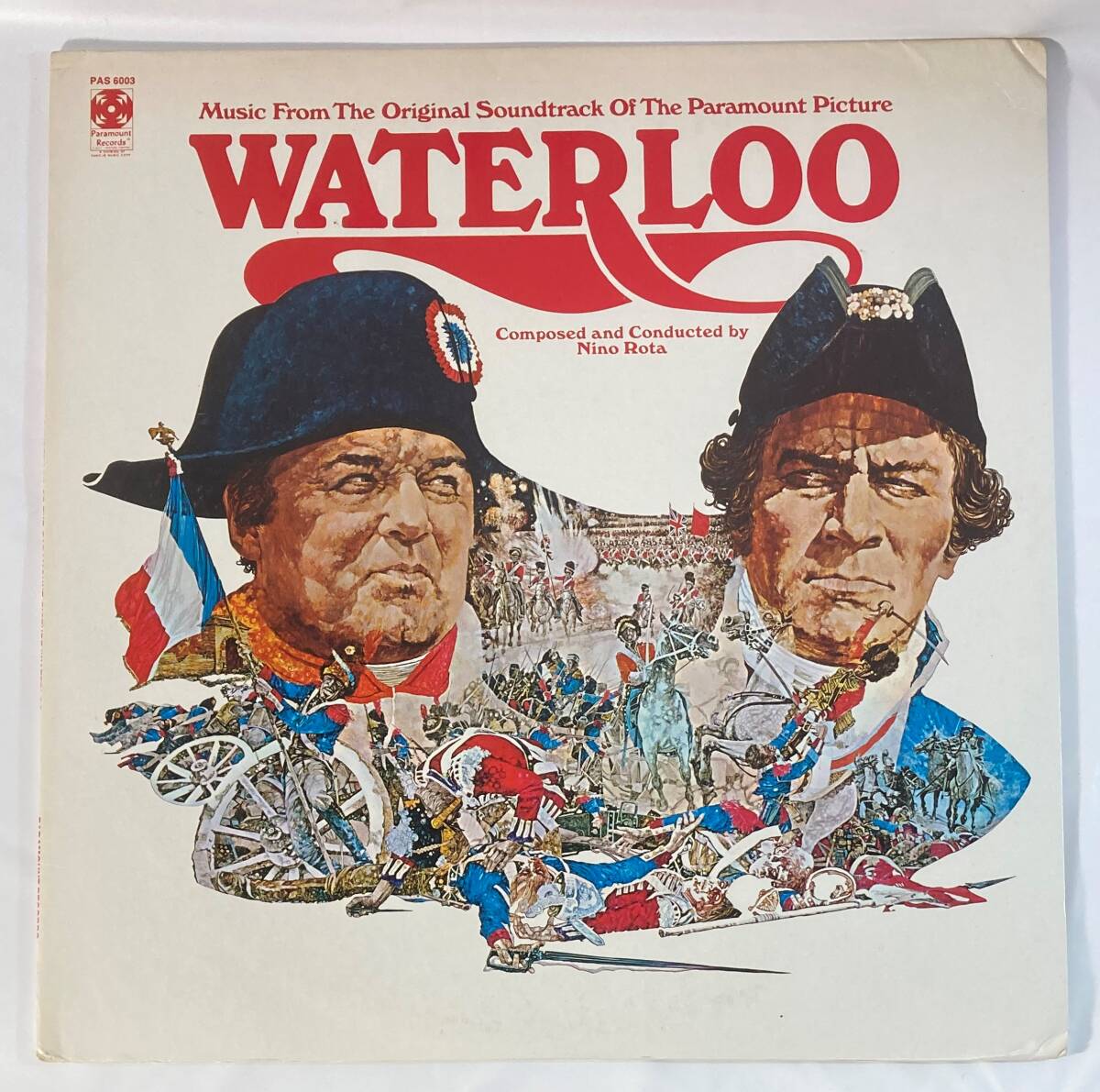 ワーテルロー (1969) ニーノ・ロータ 米盤LP Paramount PAS 6003 STEREO
