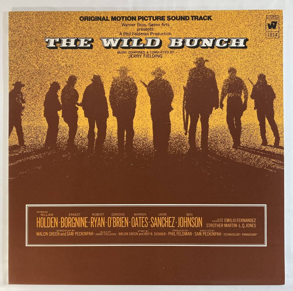ワイルドバンチ (1969) ジェリー・フィールディング 国内盤LP WP P-10880W STEREO 帯無し