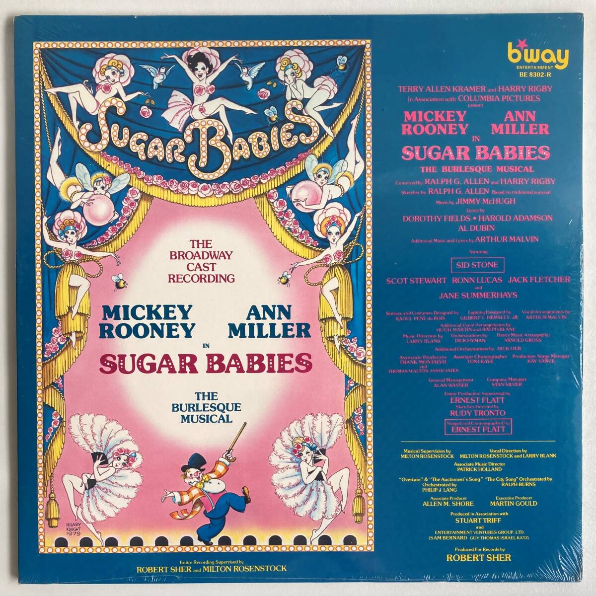 シュガー?ベイビーズ Sugar Babies (The Broadway Cast Recording) / 作曲：ジミー?マクヒュー 米盤LP b'way BE 8302-R 見開き 未開封
