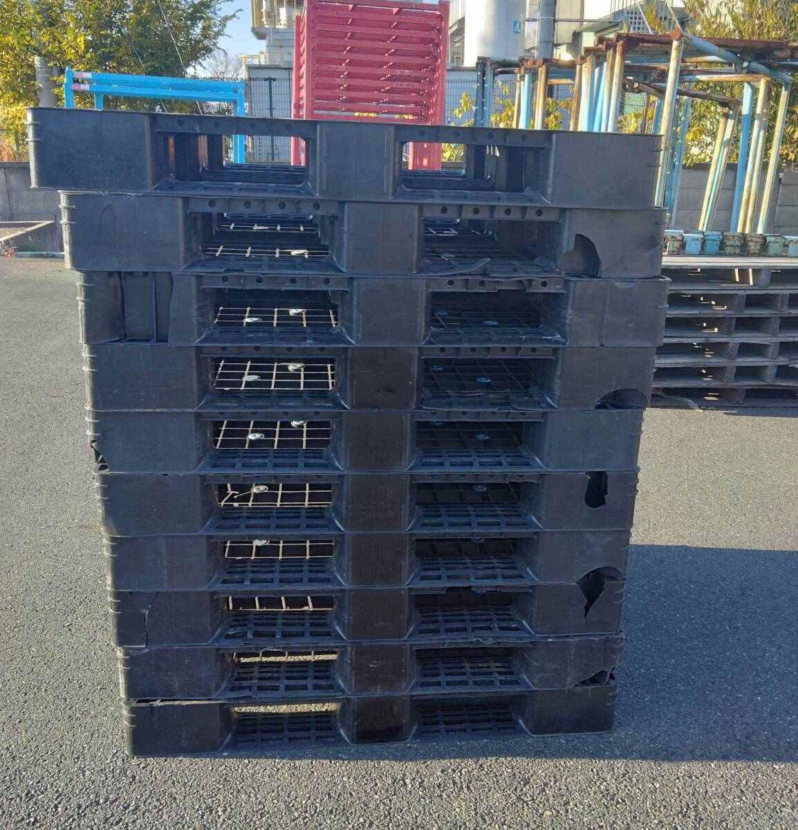 【格安・訳アリ】中古パレット1000×1200×150　サンコー製　割れ欠け有り　10枚セット