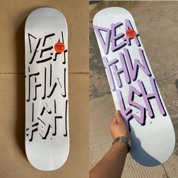 DEATHWISH デスウィッシュ　スケートボードデッキ　8.0*31.5　変色モデル