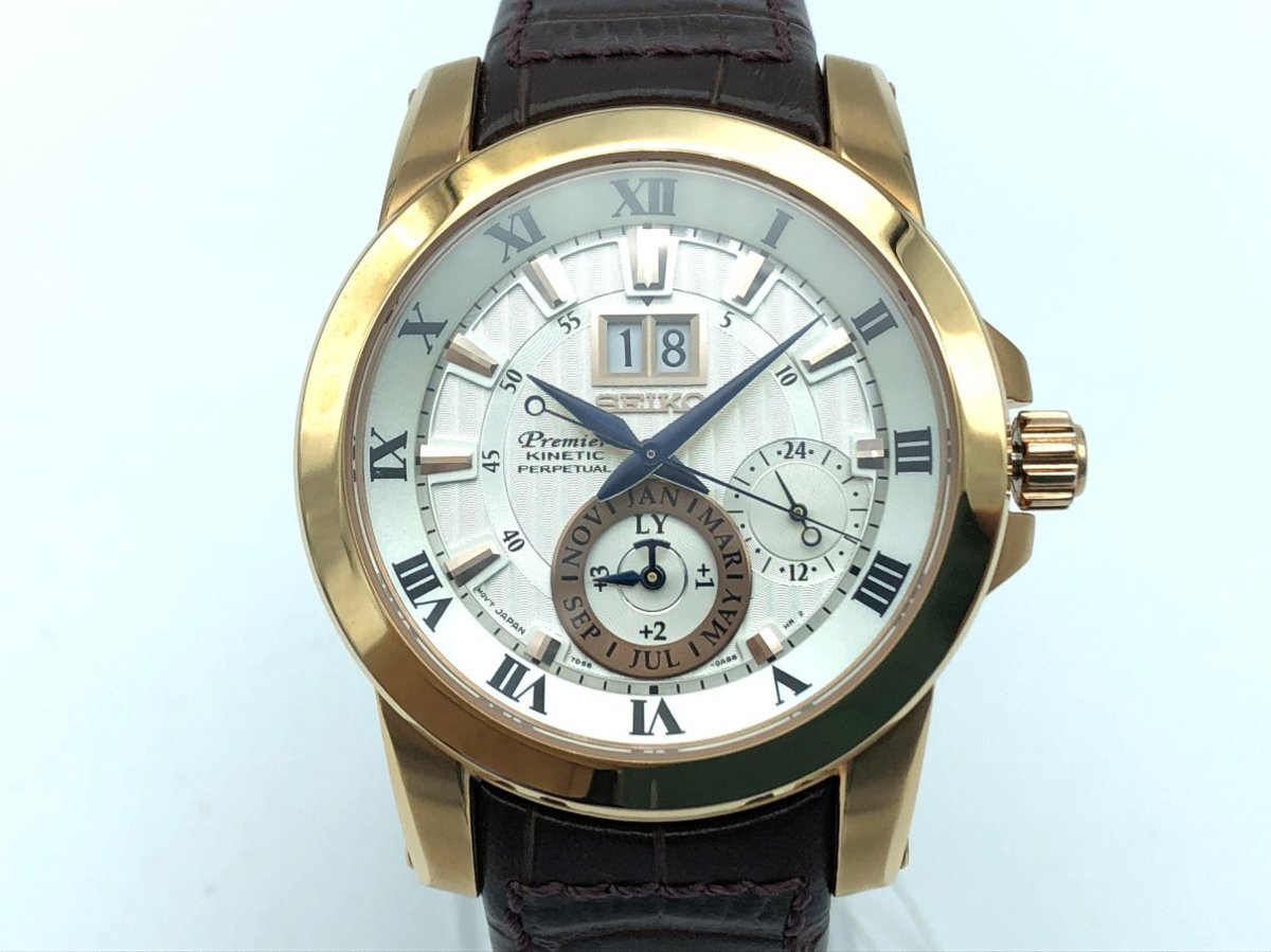  rare 1 Class on. brilliancy Seiko wristwatch overseas edition pull miekine Tec Perpetual SNP096