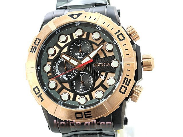 【送料無料】 黒とローズゴールドダイアル INVICTA インビクタ シーハンター その他