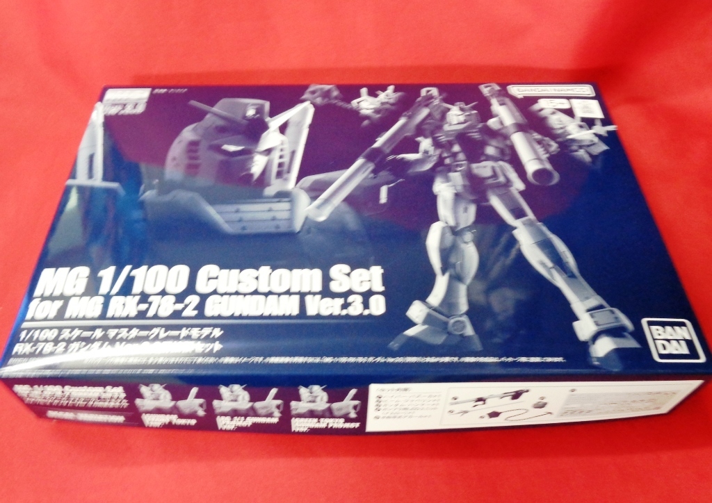 簡易梱包定形外450円対応☆未組立 MG 1/100 ガンダム Ver.3.0 用 拡張セット / RX-78 バズーカ ジャベリン LEDユニット 水転写 デカール 97