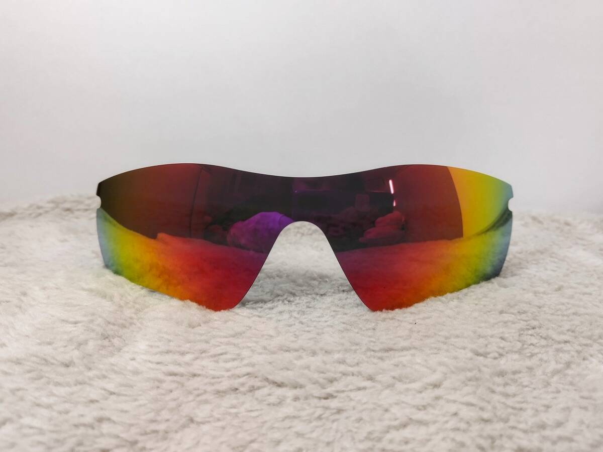 高品質 偏光レンズ オークリー サングラス レーダーパス 交換レンズ ルビー bsokl167 oakley radarpath radar path