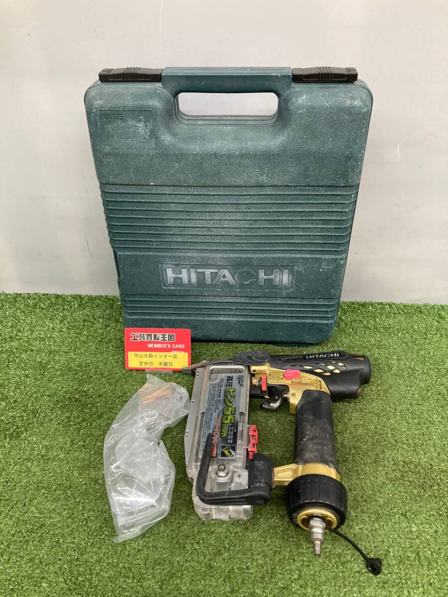 【中古品】【0921】★HiKOKI(日立工機) 55㎜高圧ピン釘打機 NP55HM ITUUDZ7ZS96C
