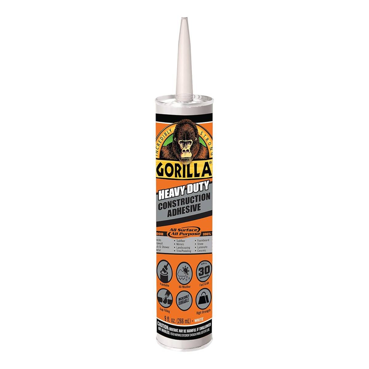 Gorilla 建設用接着剤 強力 1 Pack 8010001 1