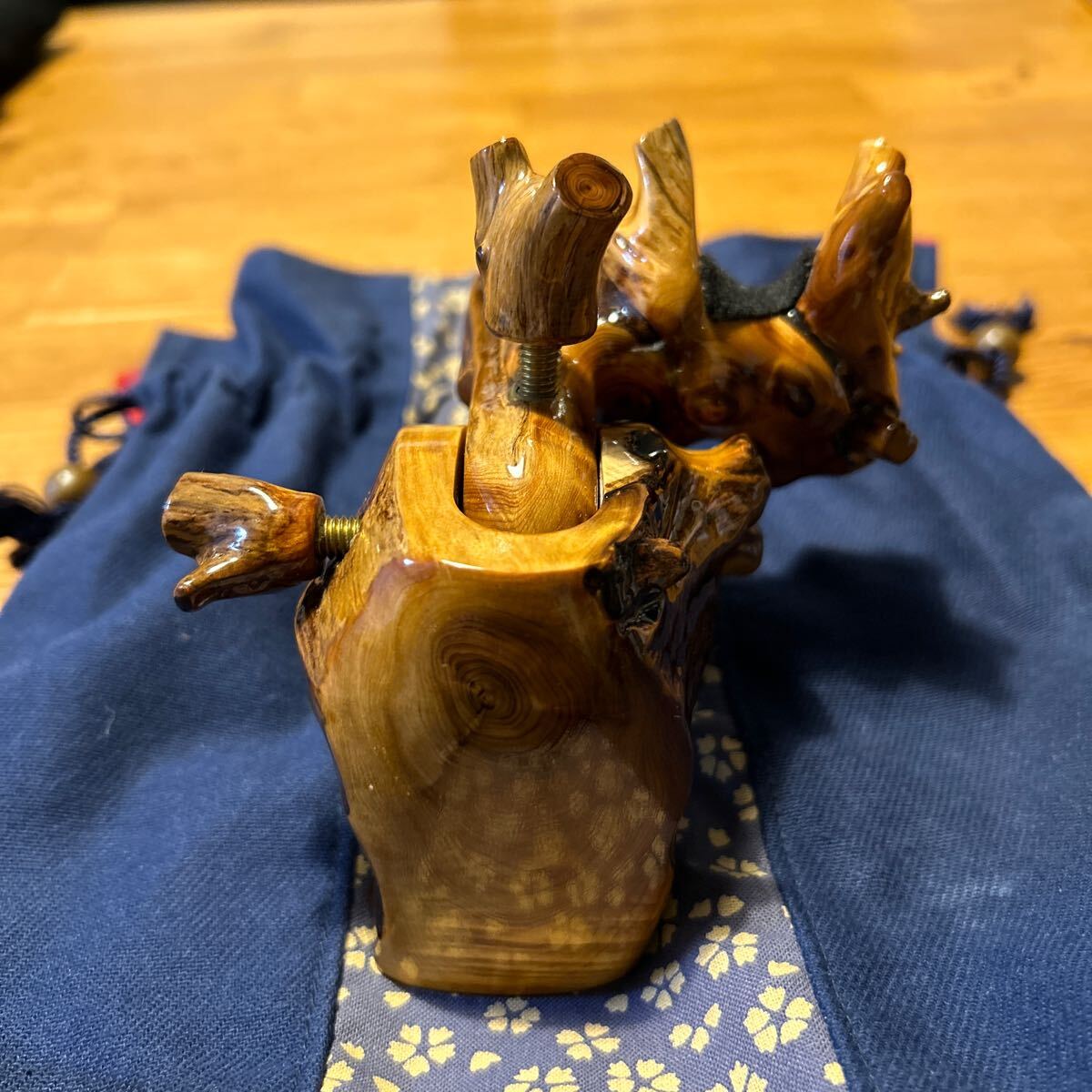 希少 早川作 中型 大砲万力 万力 ヘラブナ 竿受け 天然木 へら 希少 早川作 中型 大砲万力 万力 ヘラブナ 竿受け 天然木 へら