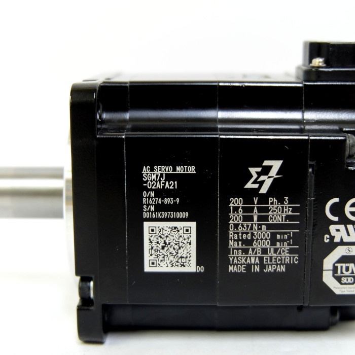 安川電機　回転型サーボモータ　SGM7J-02AFA21_画像6
