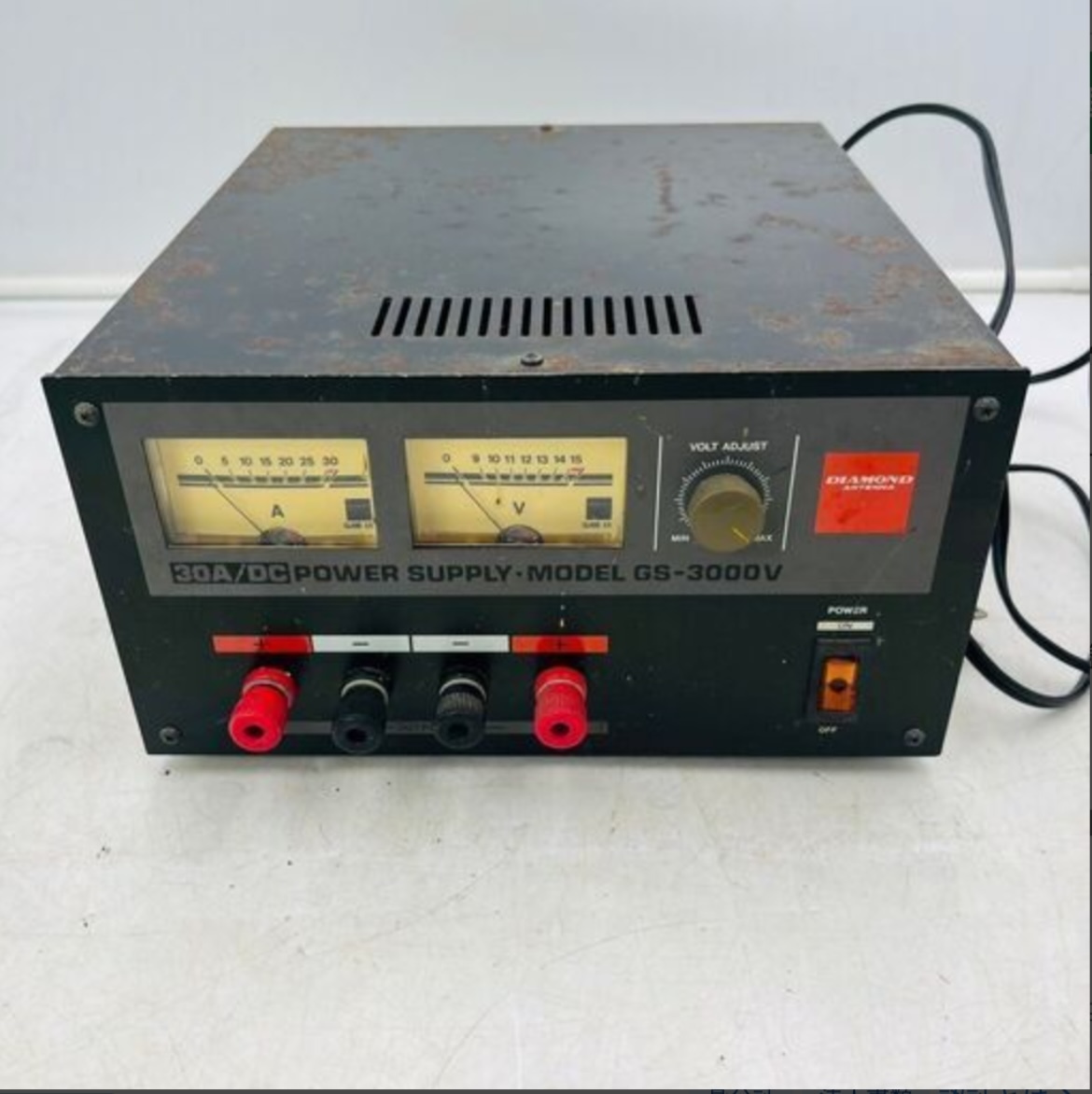 【送料無料】GS-3000V ダイヤモンドアンテナ 安定化電源★大容量32A★無線機用/動作未確認/通電確認済み
