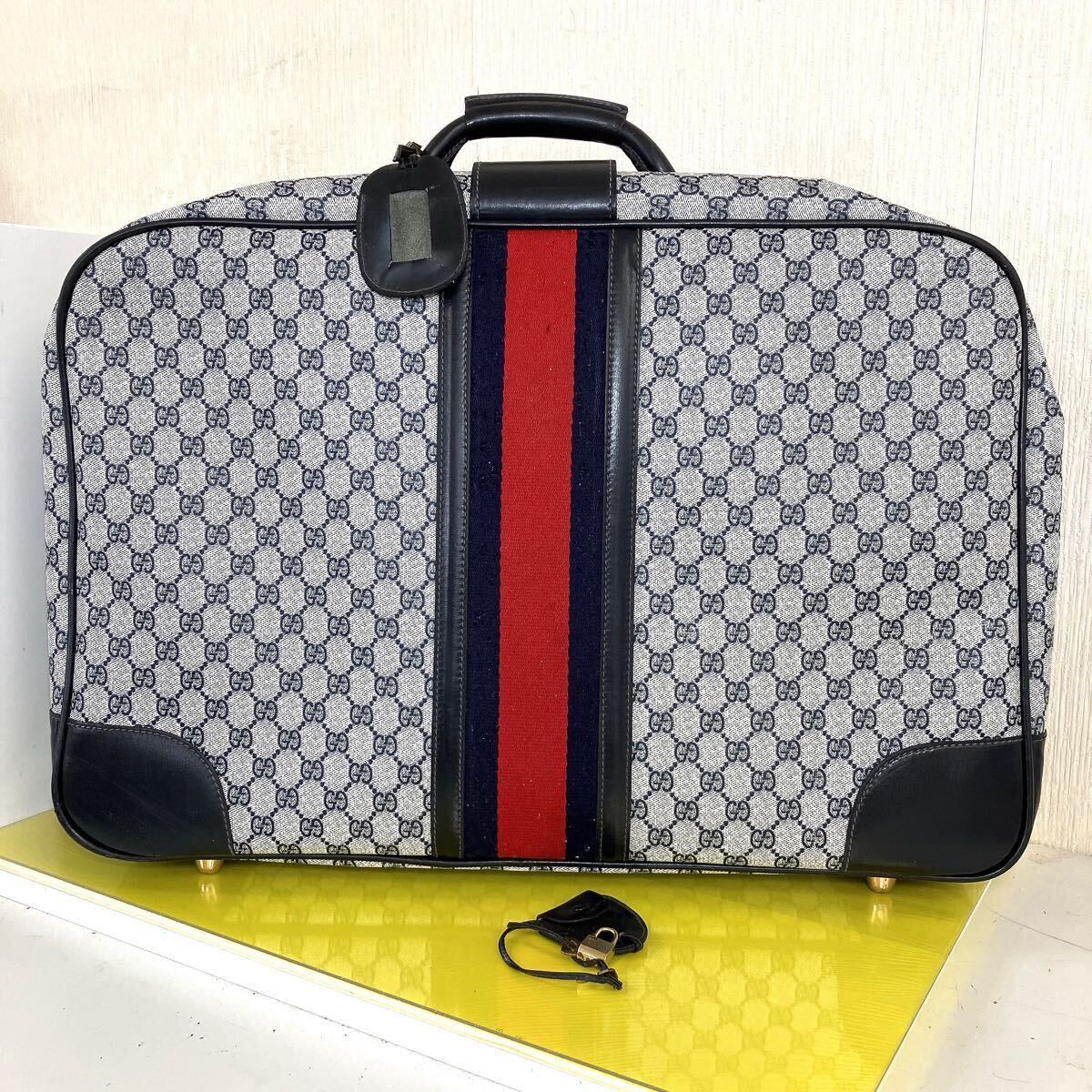 GUCCI グッチ GG柄 キャンバス レザー オールドグッチ トラベル GUCCI グッチ GG柄 キャンバス レザー オールドグッチ トラベル