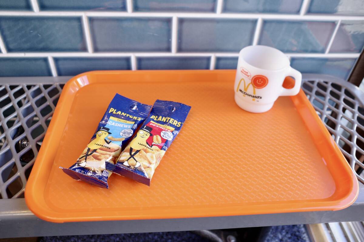 新品　FAST　FOOD　TRAY フードトレイ　ORANGE　オレンジ　アメリカ　USA　店舗　カフェ　ハンバーガー　タコス　メキシコ