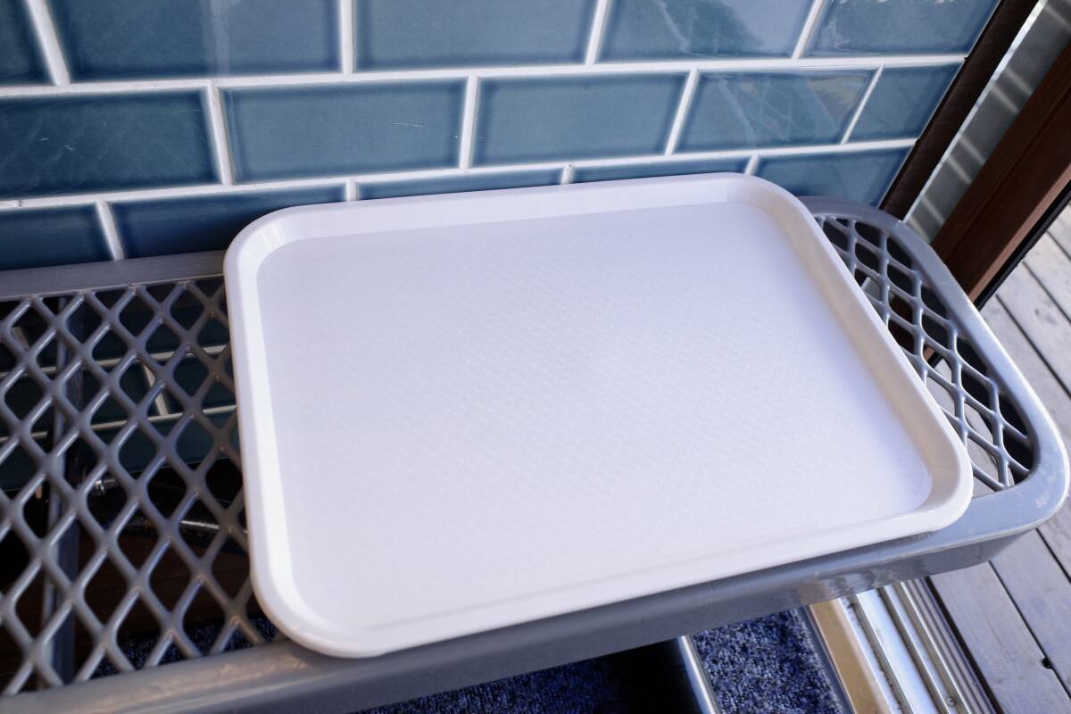 新品 FAST FOOD TRAY フードトレイ　WHITE　ホワイト　アメリカ USA 店舗 カフェ ハンバーガー タコス メキシコ
