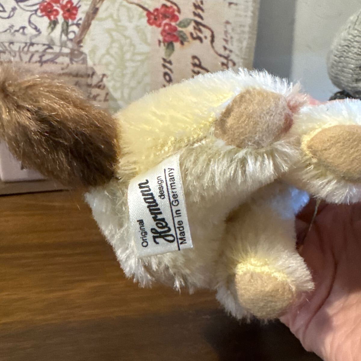 珍しい！ハーマンアンティークベアー ピースフルワールド犬付き　ソリ付き　貴重 珍しい！ハーマンアンティークベアー ピースフルワールド犬付き