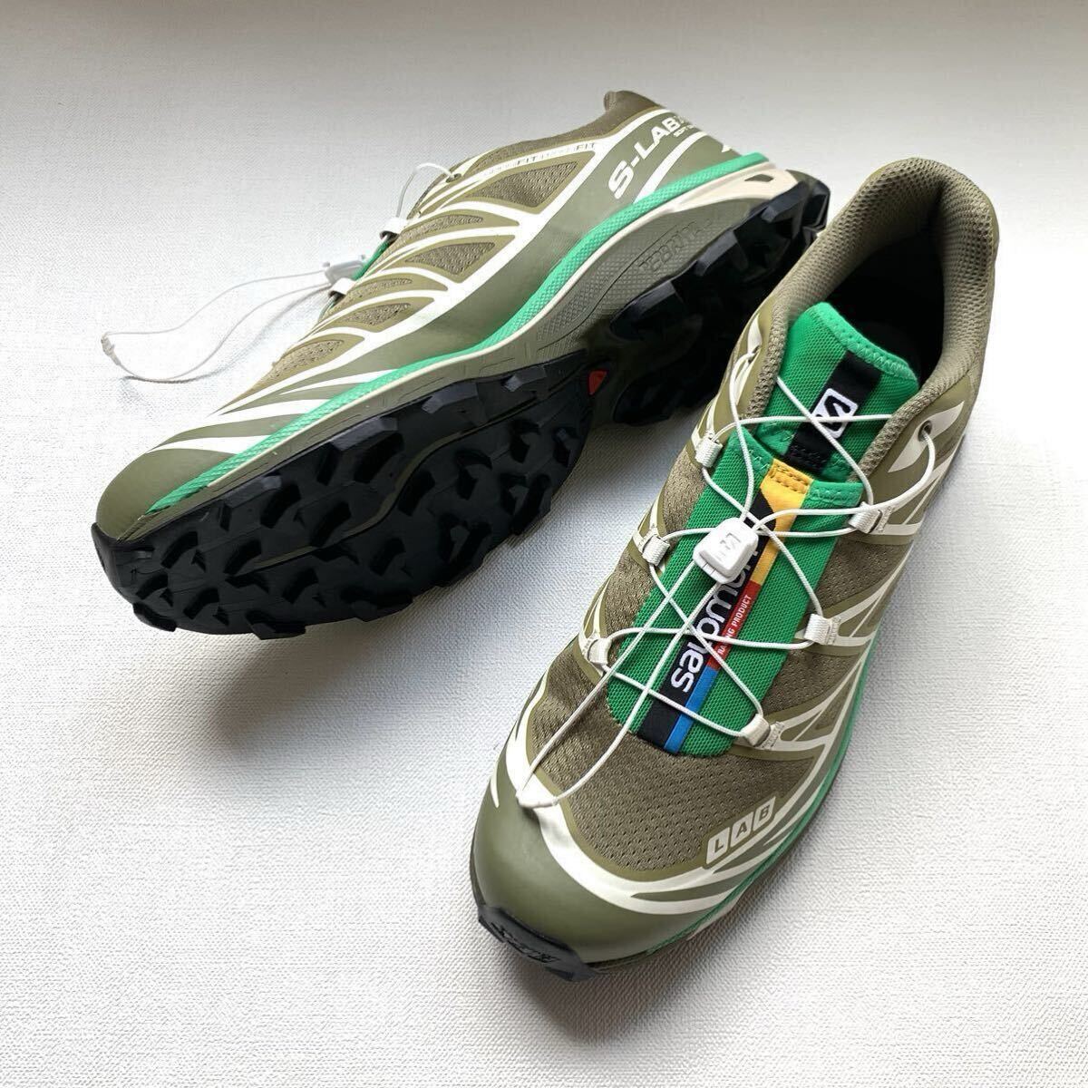 新品レア SALOMON サロモン XT-6 シューズ グリーン 30㎝ メンズ 新品レア SALOMON サロモン XT-6 シューズ グリーン 30㎝ メンズ