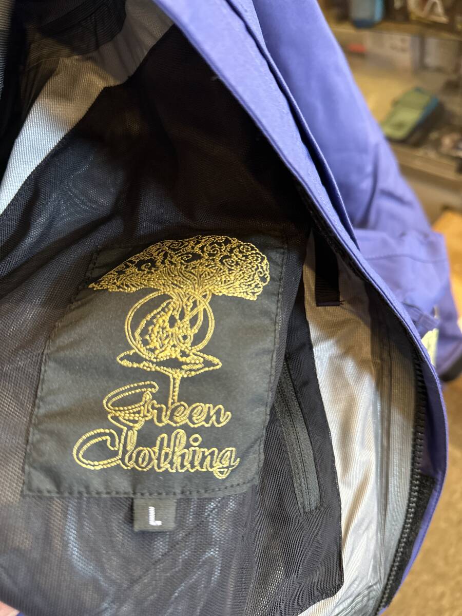 グリーンクロージング　GreenCLOTHING スノーボードウエアー　Ｌサイズ　パープル　新品展示品　