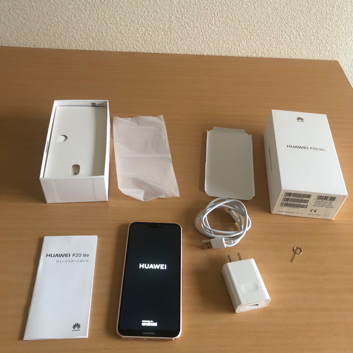 621-0002 HUAWEI ファーウェイ　Androidスマホ P20 lite ANE-LX2J 32GB サクラピンク SIMフリー