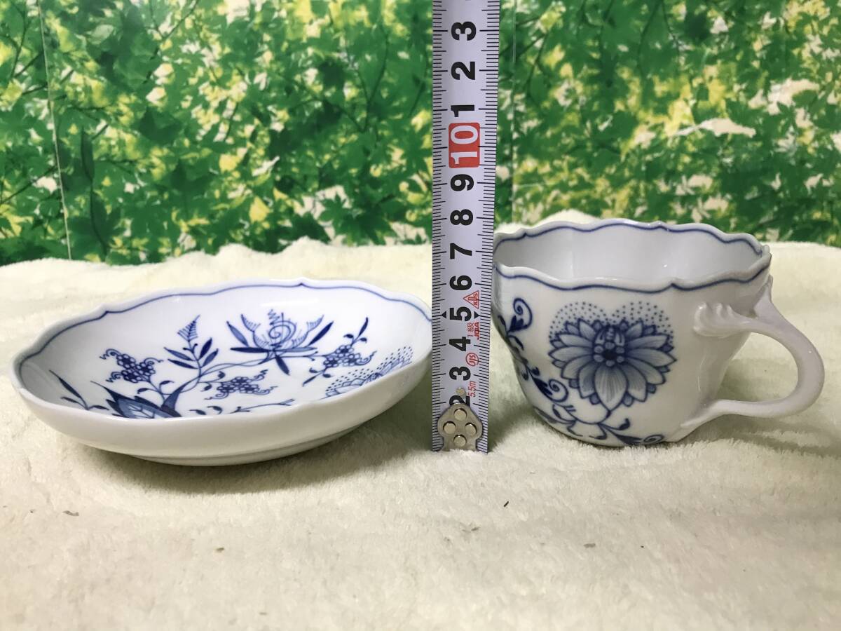美品 保管品 カケなし マイセン ブルーオニオン カップ 美品 保管品 カケなし マイセン ブルーオニオン カップ