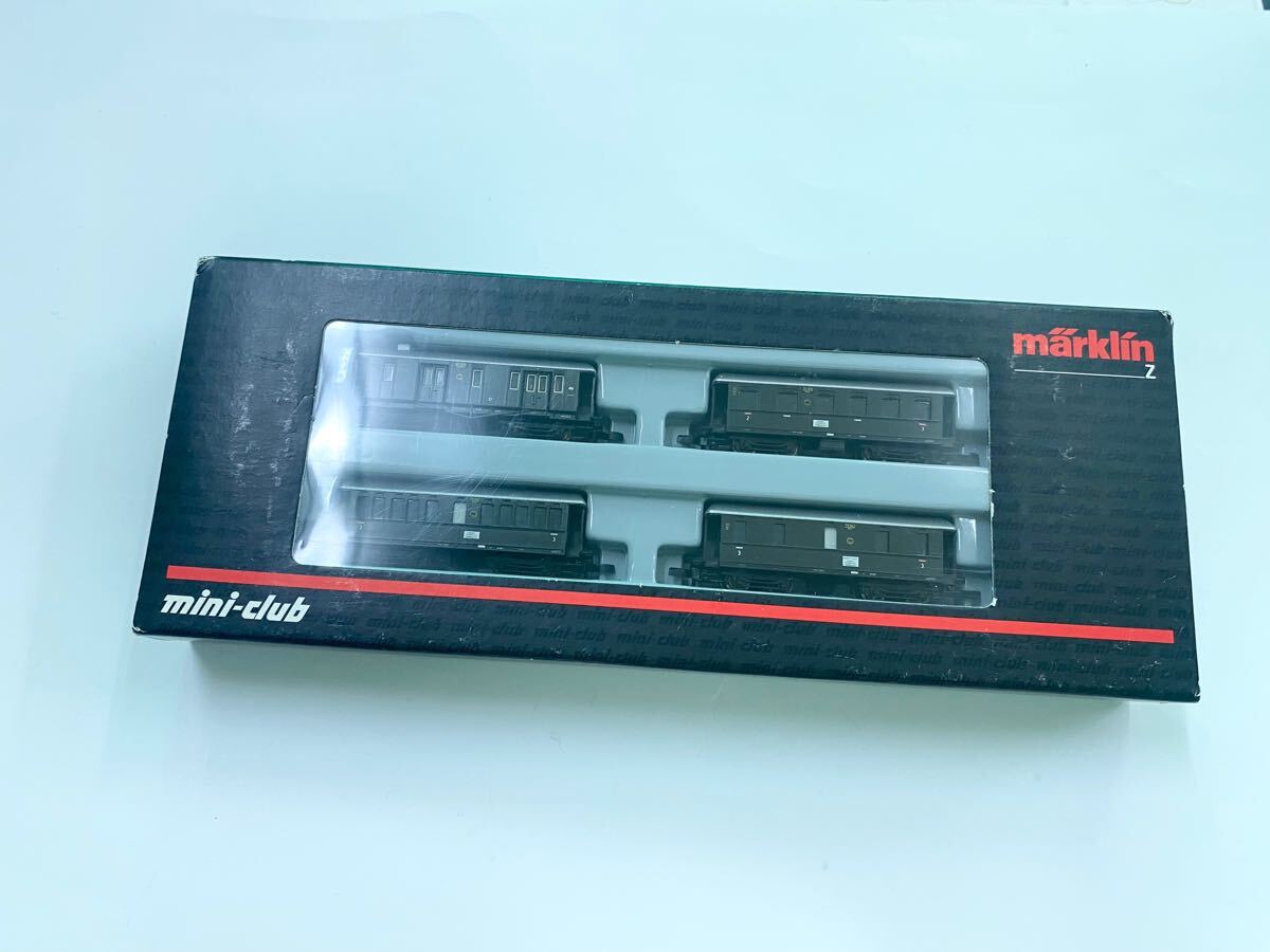 メルクリン Zゲージ 87681 旧ドイツ鉄道公社 旅客列車 4両 mini メルクリン Zゲージ 87681 旧ドイツ鉄道公社 旅客列車 4両 mini
