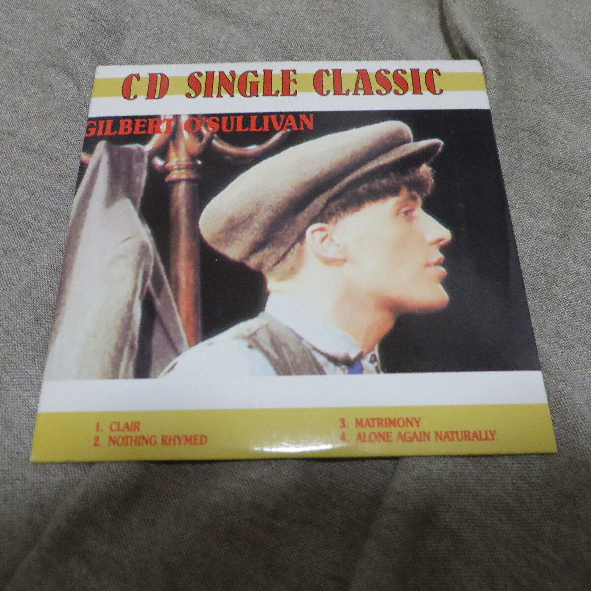 CDシングル|ギルバートオサリバン|アローンアゲイン、クレアほか|紙ジャケット仕様|輸入盤|ショボい紙ジャケ|断捨離処分_画像1