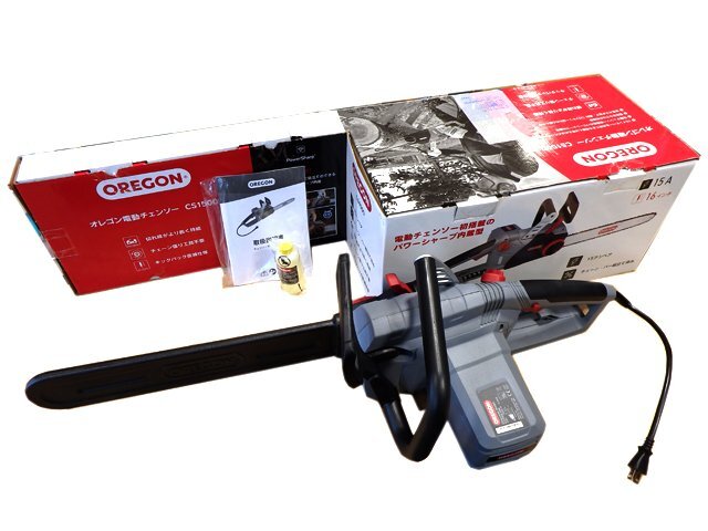 美品◆OREGON/オレゴン 15A 電動チェーンソー CS1500◆ 電動工具/切断機/木工用/DIY用品