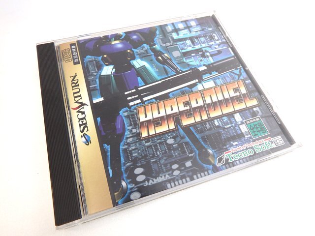 SS セガサターン HYPER DUEL ハイパーデュエル テクノソフト Tecno Soft ケース/帯/説明書/ハガキ付き
