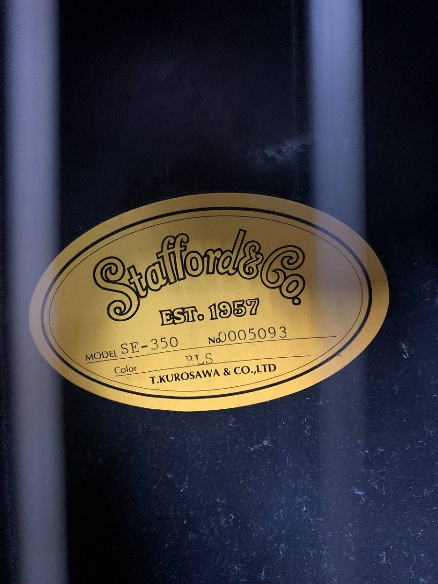 Stafford&Co штат служащих .-doSE-350 EST.1957 акустическая гитара электроакустическая гитара гитара гитара струнные инструменты мягкий чехол имеется текущее состояние товар ①