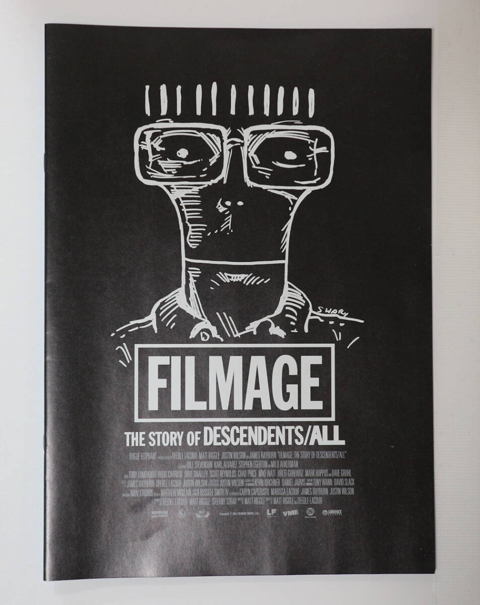 DESCENDENTS「Filmage: The Story Of Descendents / All」パンフレット／punk nofx kenyokoyama rancid