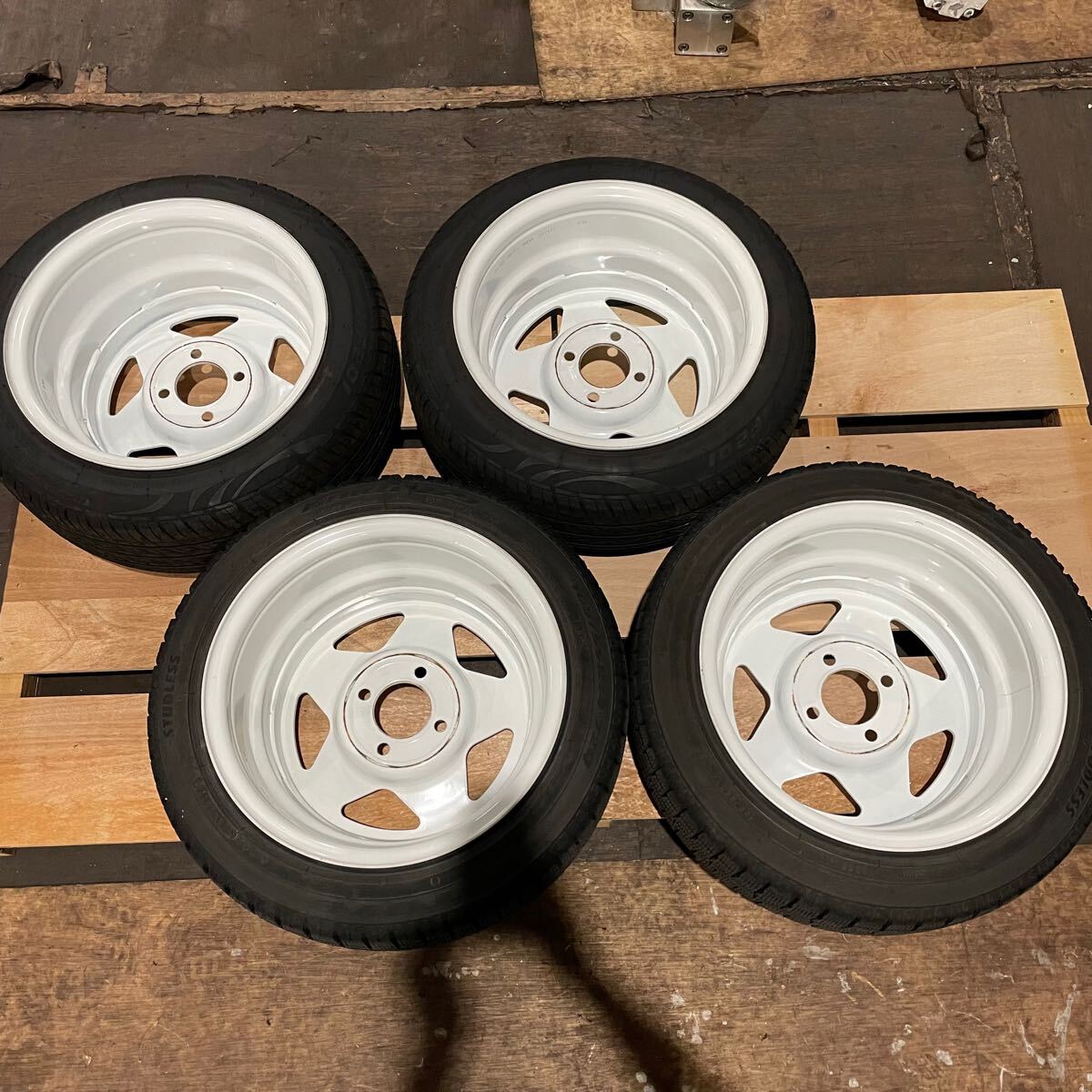 ESB TC01 7J 14インチ 鉄チンホイール 軽トラ 軽バン タイヤ付き ESB TC01 7J 14インチ 鉄チンホイール 軽トラ 軽バン タイヤ付き