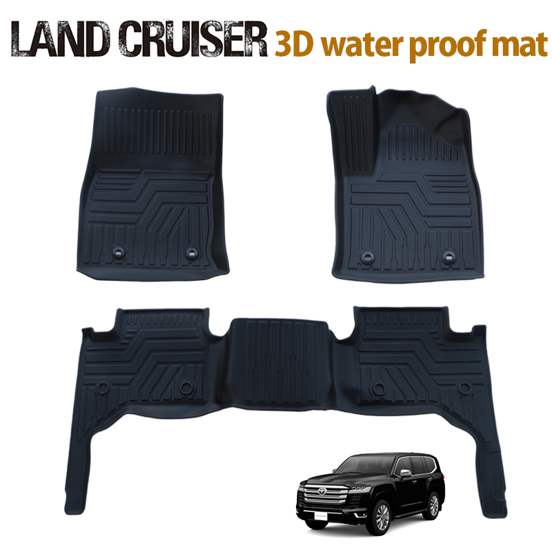 ランクル300 ランドクルーザー 300系 3D フロアマット ブラック ランクル300 ランドクルーザー 300系 3D フロアマット ブラック