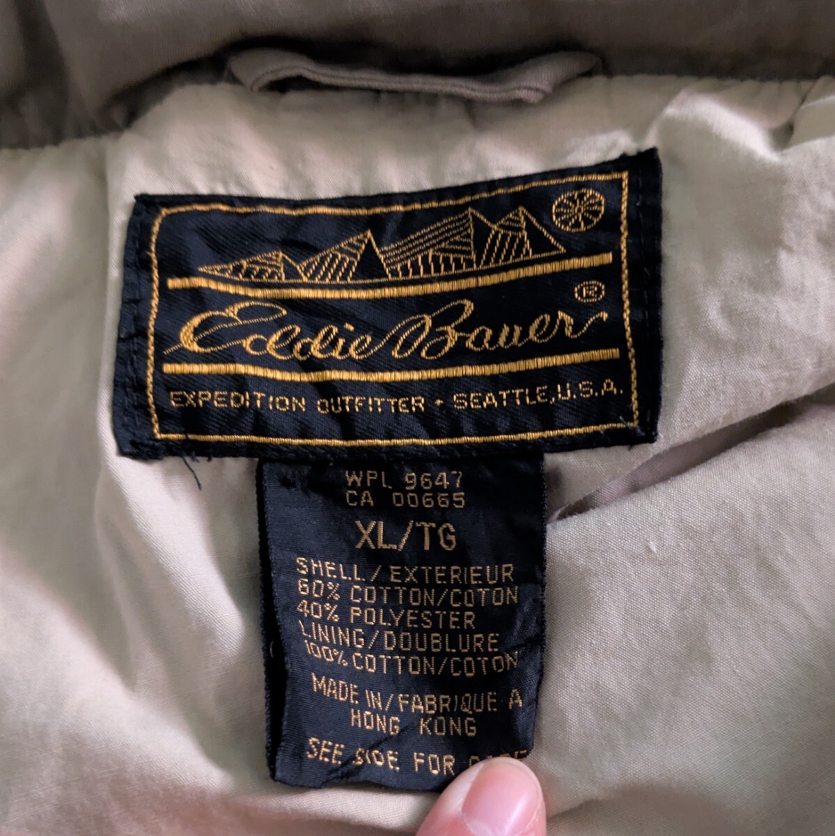 80s Eddie Bauer エディーバウアー 黒タグ フィールドジャケット