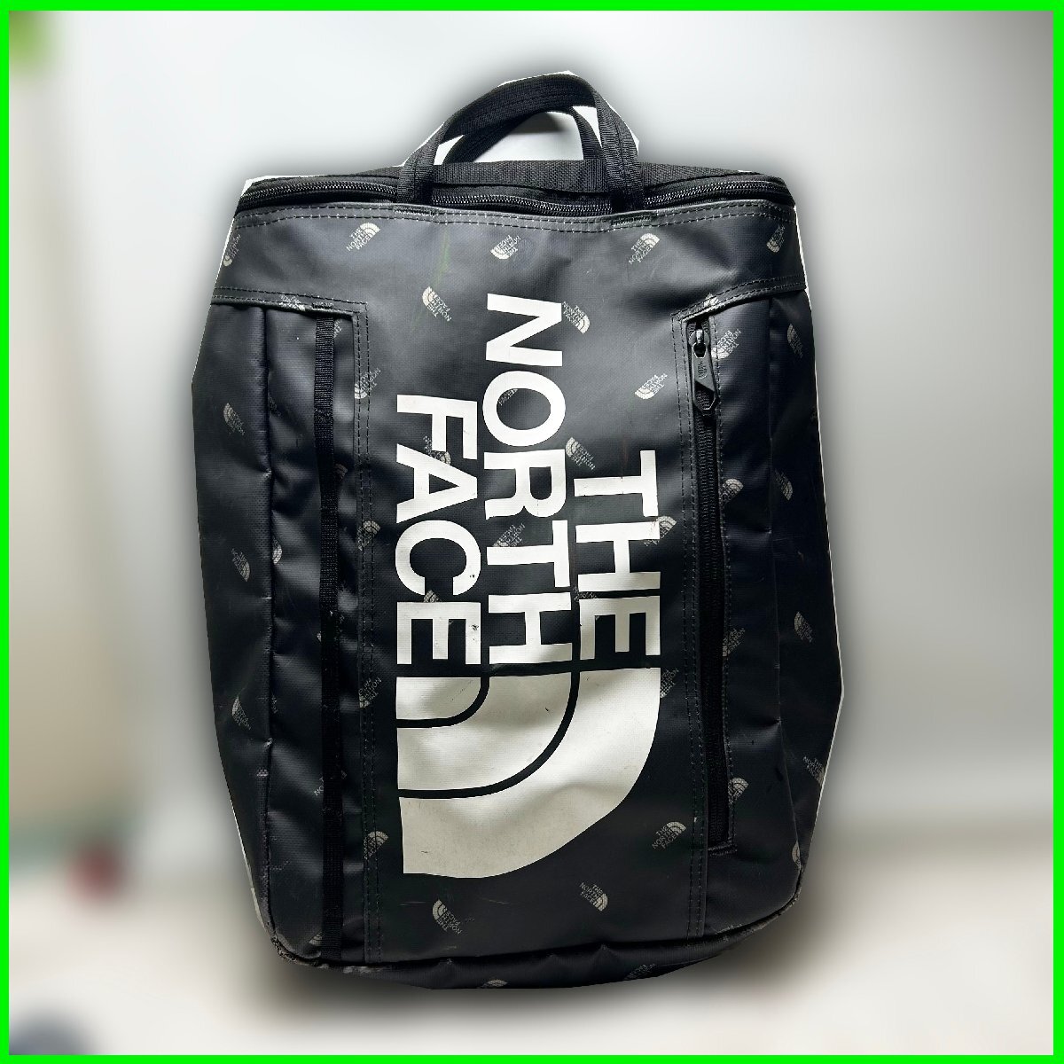 中古◆NORTH　FACE◆ノースフェイス　2WAＹトートバック　NM81956　42×29×13cm(H×W×D)　　使用感強め　 黒 中古格安 　札幌