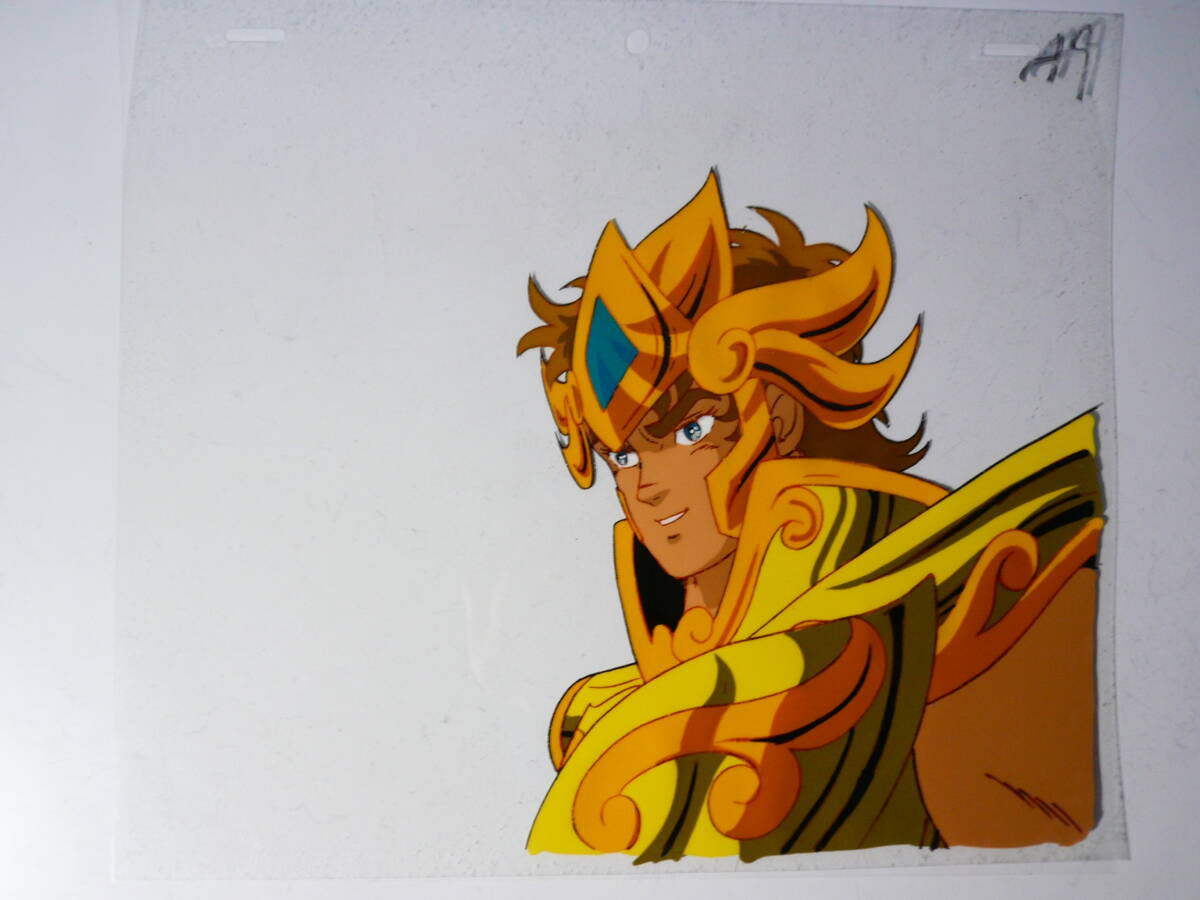 セル画 聖闘士星矢 レオのアイオリア 黄金聖闘士 ゴールド セル画 聖闘士星矢 レオのアイオリア 黄金聖闘士 ゴールド