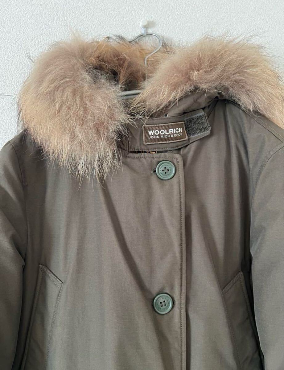 woolrich ウールリッチ　ダウンジャケット　カーキ　xxs