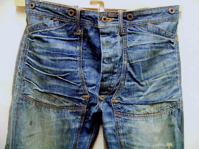 ◇即決[W32L32]RRL IRON SMITH PANT INDIGO MEDIUM BUCKLE BACK バックルバック ダブルニー ペインターパンツ USA制 アメリカ デニム■5631