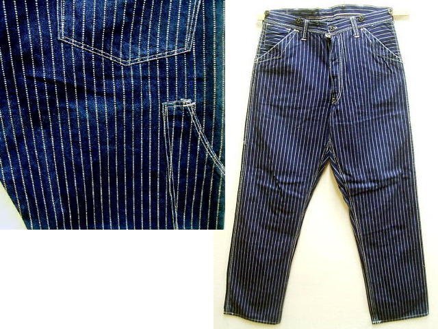 ◇即決[W34]DOUBLE DIAMOND ウォバッシュ ストライプ WABASH STRIPE ペインターパンツ THE REAL MCCOY'S ダブルダイアモンド■5694